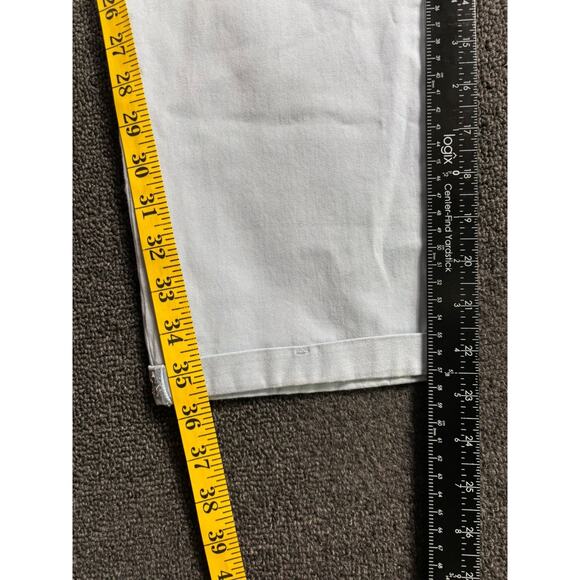 NYDJ Capri Jeans Womens Size 16 Light Mint Lift Tuck Technology High Rise - Picture 10 of 10